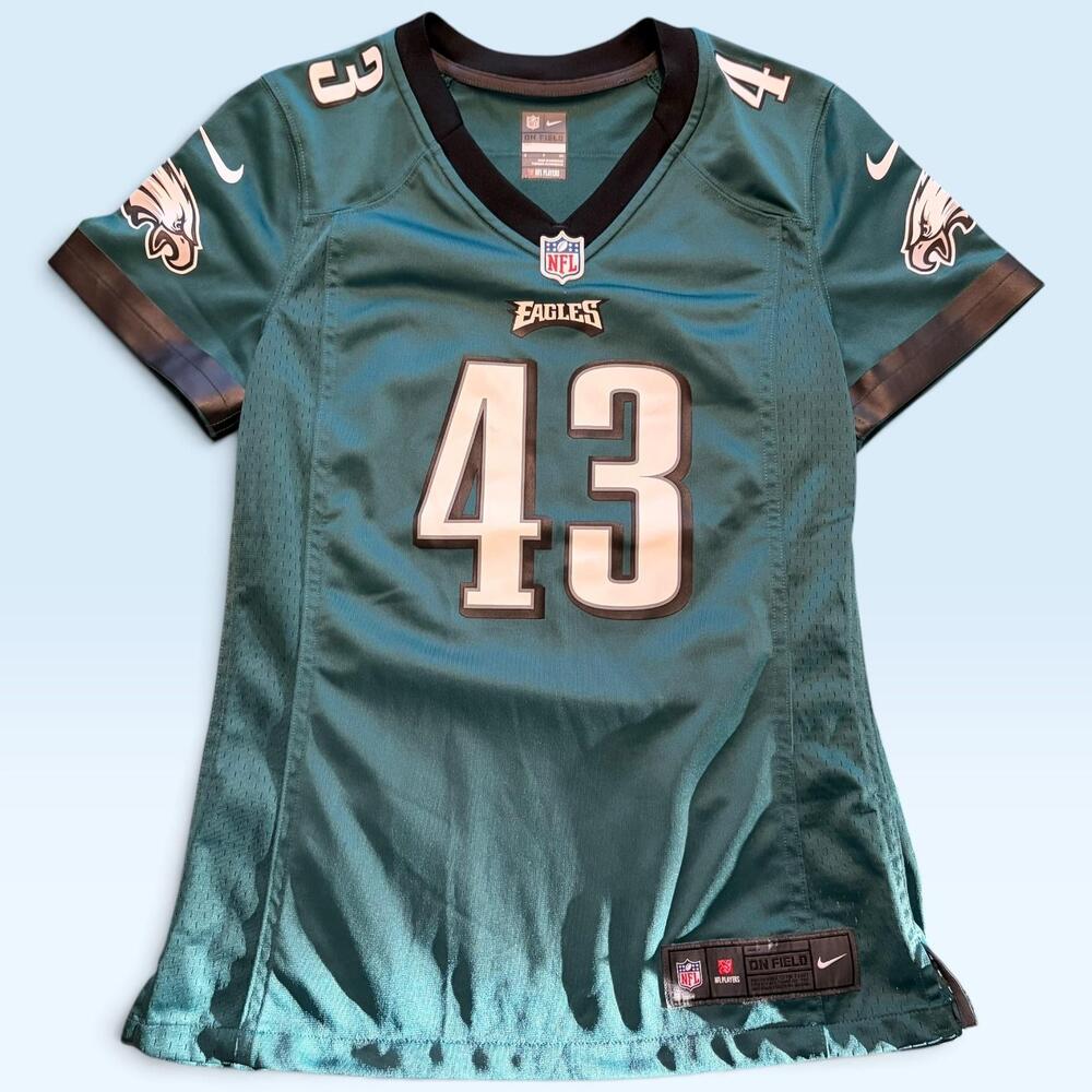 Philadelphia Eagles Jersey Womens Small Green NFL Football Nike Sproles 43